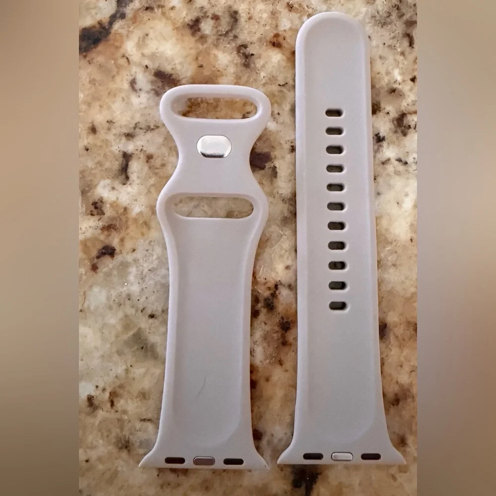 Floral Silicone Apple Watch Bands - Multiple Colors